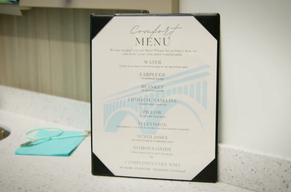 Comfort menu
