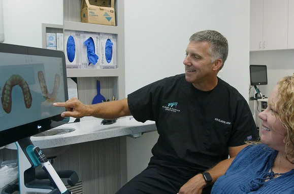 Doctor with a patient